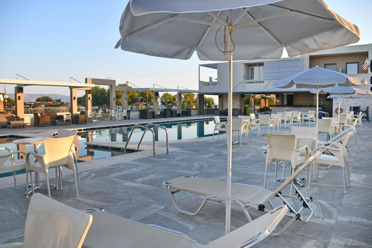 Castro Beach Hotel Maleme Eksteriør billede