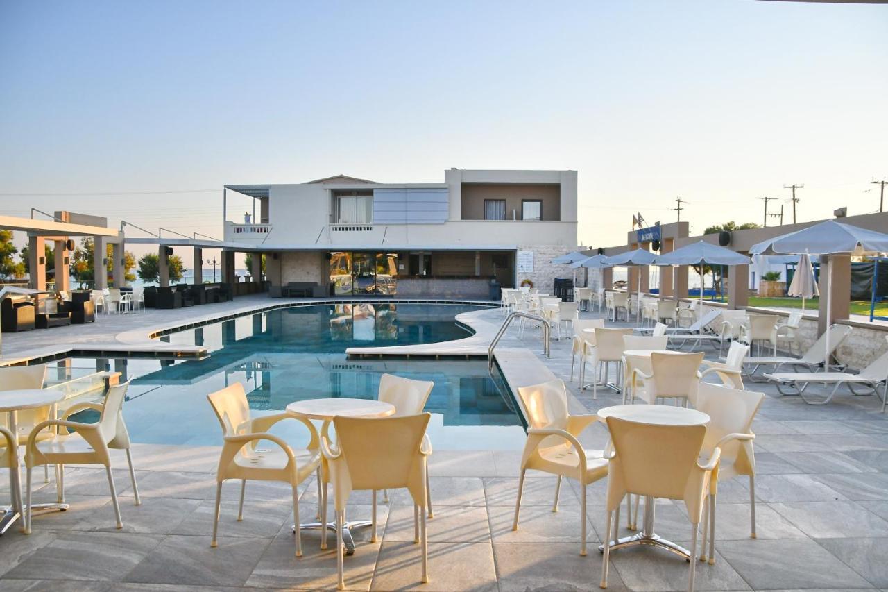 Castro Beach Hotel Maleme Eksteriør billede