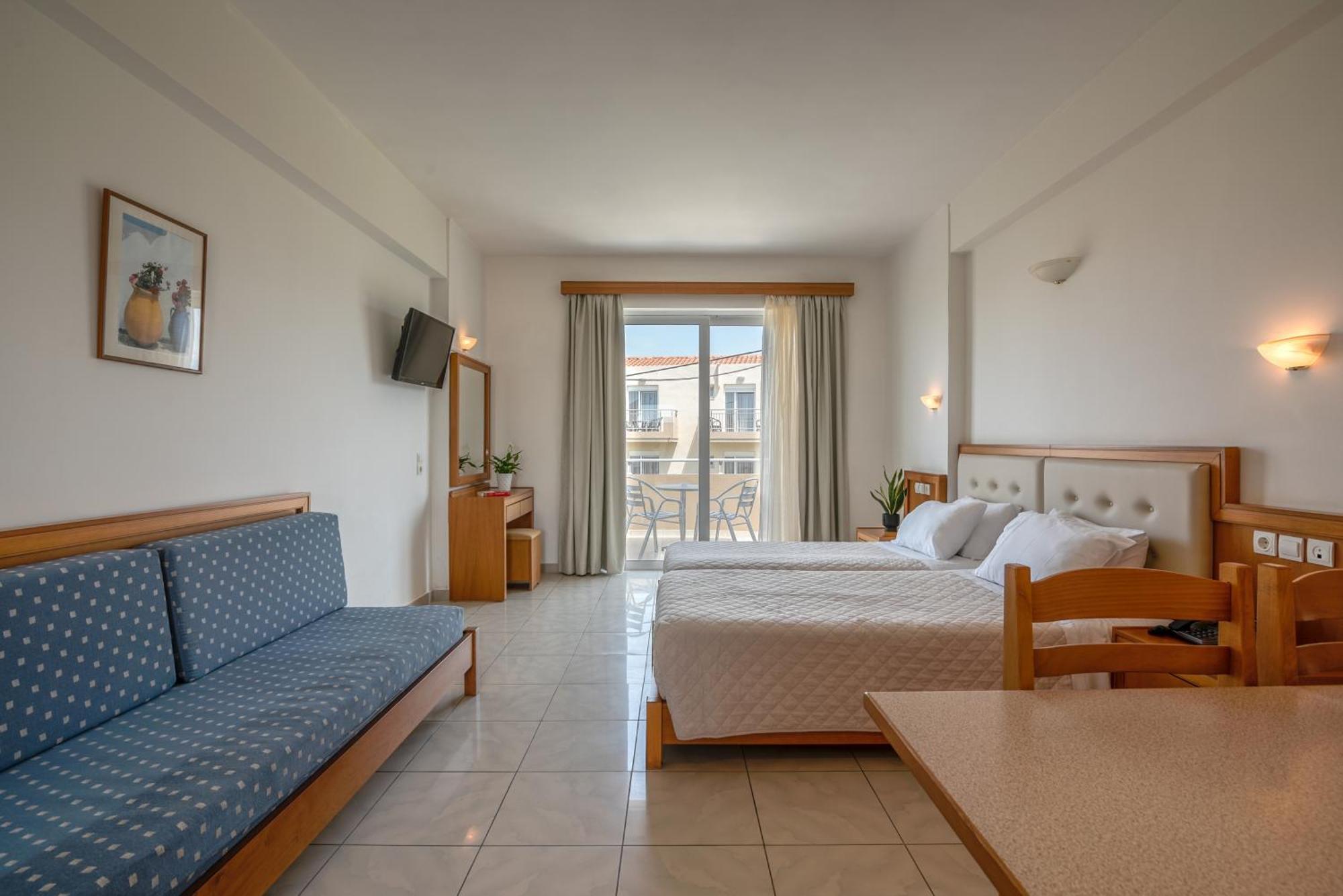 Castro Beach Hotel Maleme Eksteriør billede